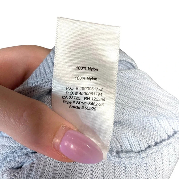 Aritzia Babaton Arlik Knit Tank Top‎ Sleeveless Crew Neck Light Blue Size XS - Picture 6 of 6